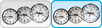 Стрелочные часы для SMPTE, EBU, IRIG-B серия CLKTCD